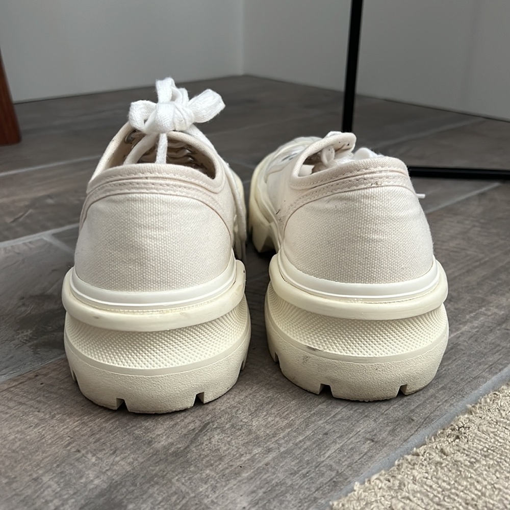 SOLD- H&M Platform Canvas Sneakers - Picture 3 of 6